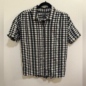Toad&Co brand gingham check shirt Size Small